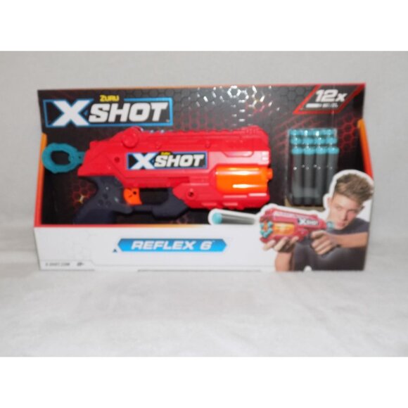 X-Shot Excel Double Reflex 6 Foam Dart Blaster with 16 Darts Multicolor - Picture 5 of 8
